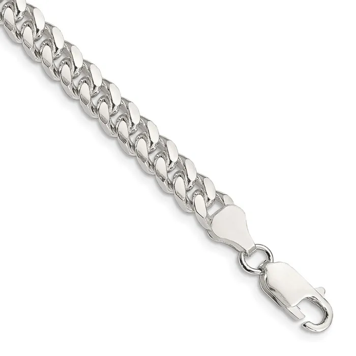 Sterling Silver 6mm Domed w Side DC Curb Chain TreasureFineJewelers Rings Sterling Silver 6mm Domed w Side DC Curb Chain TreasureFineJewelers Rings