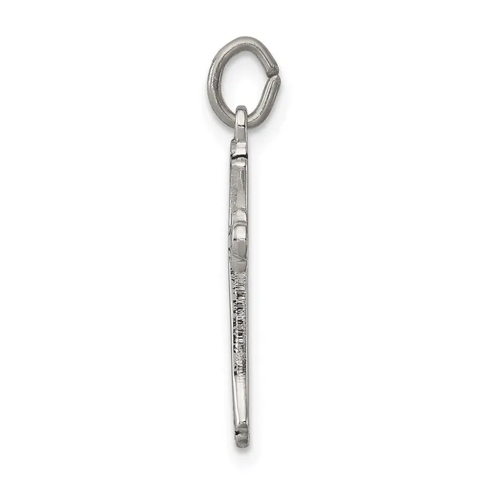Sterling Silver Antiqued Cross Charm TreasureFineJewelers Rings