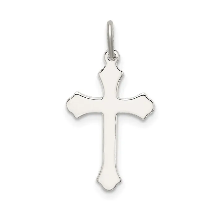 Sterling Silver Antiqued Cross Charm TreasureFineJewelers Rings