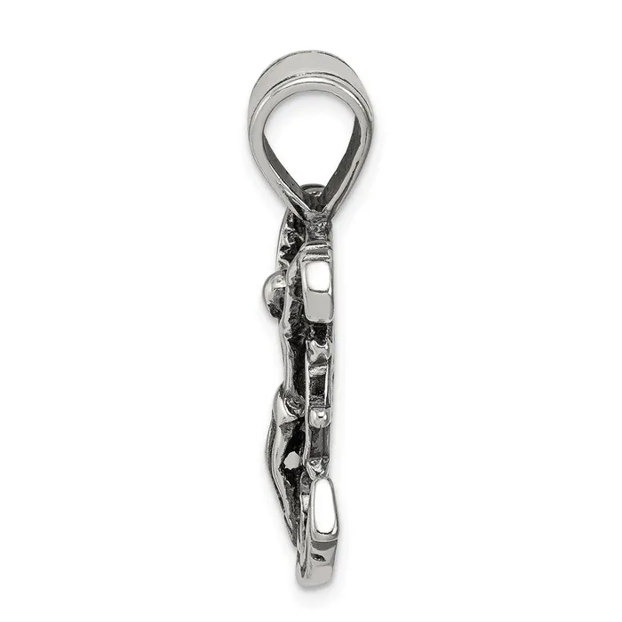 Sterling Silver Antiqued Mariners Crucifix Pendant TreasureFineJewelers Necklaces