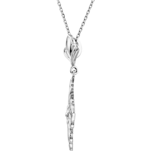 Sterling Silver Decorative 18 Necklace TreasureFineJewelers Necklaces