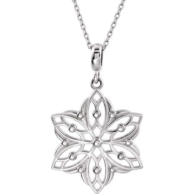 Sterling Silver Decorative 18 Necklace TreasureFineJewelers Necklaces