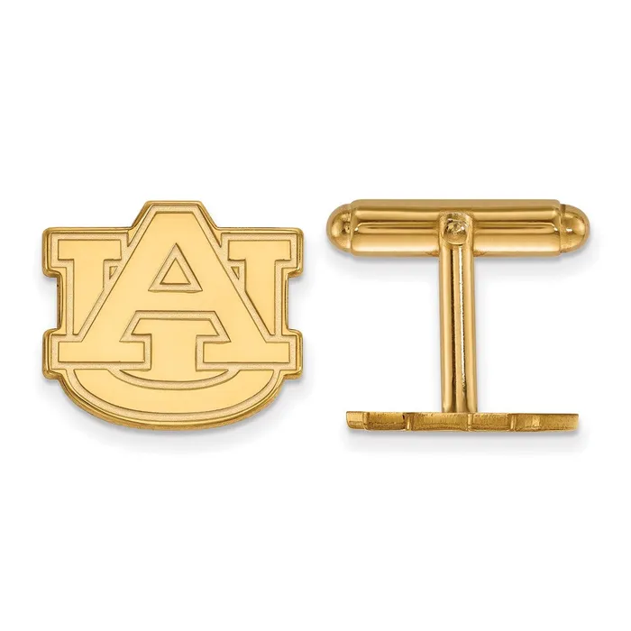 Sterling Silver Goldplated Auburn University Cuff Links TreasureFineJewelers Rings Sterling Silver Goldplated Auburn University Cuff Links TreasureFineJewelers Rings