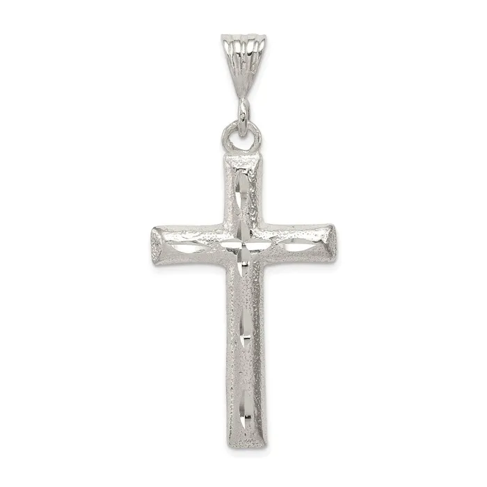 Sterling Silver Latin Cross Pendant TreasureFineJewelers Necklaces