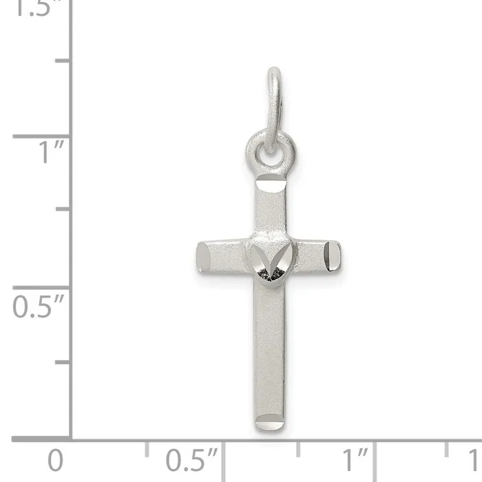 Sterling Silver Latin Cross Pendant TreasureFineJewelers Necklaces