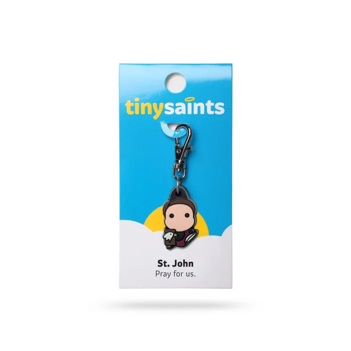 Tiny Saints Saint John the Evangelist Charm Catholic Gifts Canada Charm Necklaces Tiny Saints Saint John the Evangelist Charm Catholic Gifts Canada Charm Necklaces