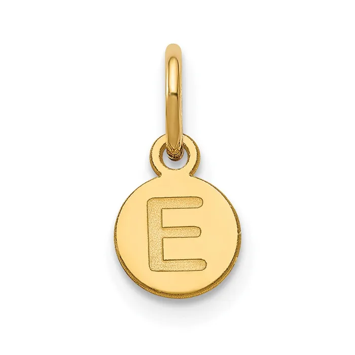 TreasureFineJewelers 10k Yellow Gold 1 Letter Bubble Pendant PreStyled Sets TreasureFineJewelers 10k Yellow Gold 1 Letter Bubble Pendant PreStyled Sets