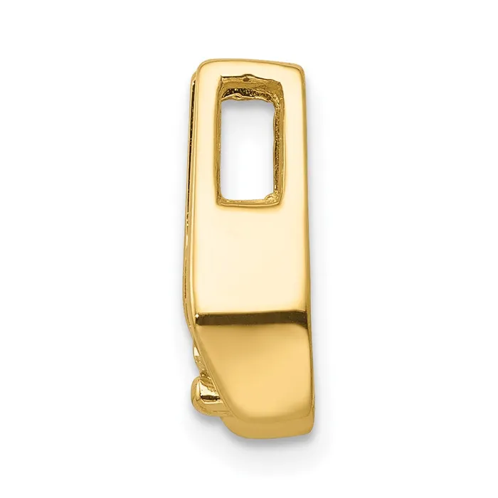 TreasureFineJewelers 14k Yellow Gold 475mm AA Diamond Slide PreStyled Sets