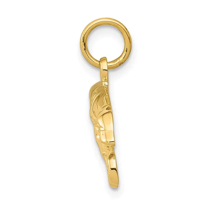 TreasureFineJewelers Charm Necklaces 14k Greyhound Charm