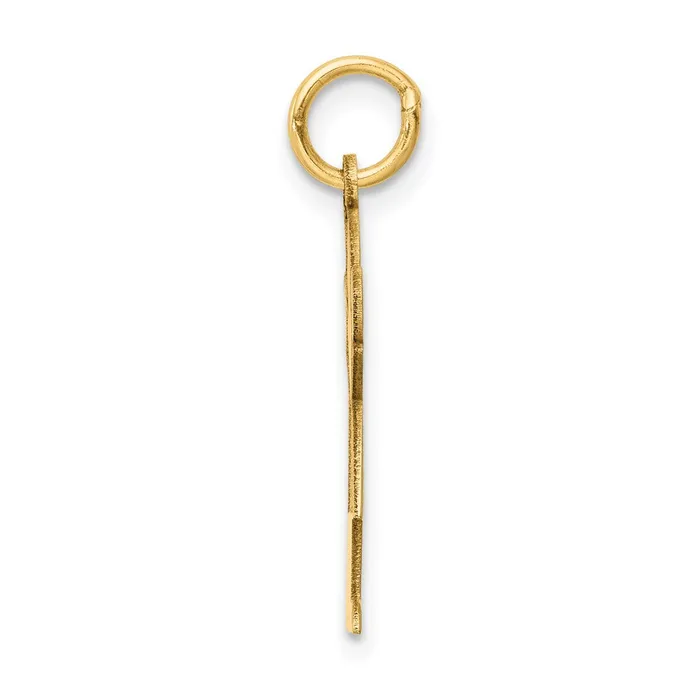 TreasureFineJewelers Charm Necklaces 14k Yellow Gold Kid Charm