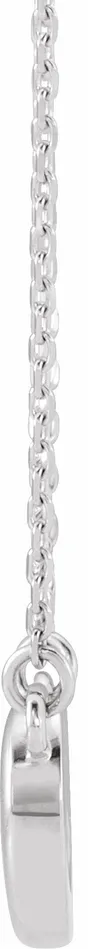 TreasureFineJewelers Necklaces Sterling Silver Knot 1618 Necklace