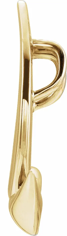 TreasureFineJewelers PreStyled Sets 14K Yellow Gold Holy Spirit Dove Pendant