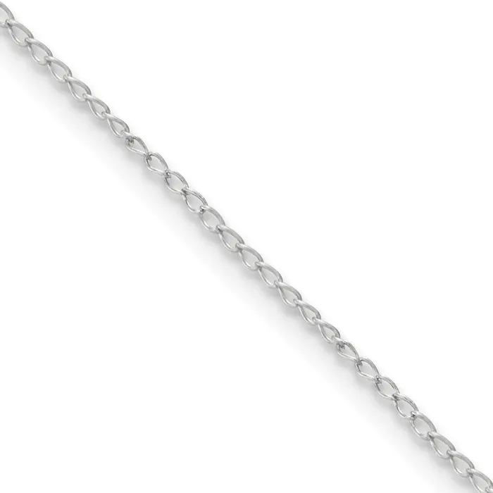 TreasureFineJewelers Rings Sterling Silver Curb Chain