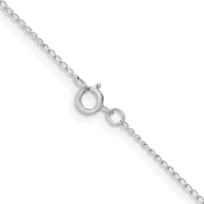 TreasureFineJewelers Rings Sterling Silver Curb Chain