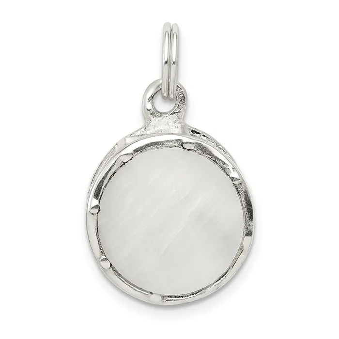 TreasureFineJewelers Rings Sterling Silver Drum Charm