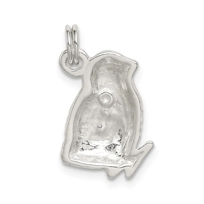 TreasureFineJewelers Rings Sterling Silver Preciosa Crystal Enameled Yellow Baby Chick Charm