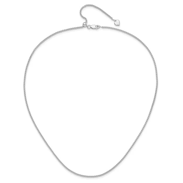 TreasureFineJewelers Sterling Silver Adjustable 16mm Spiga Chain Rings