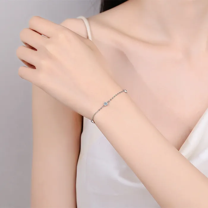 Trendolla Jewelry Bracelets String Bubble Moissan Diamond Bracelet for Women